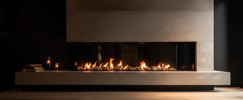 Gas Fireplace Ember Bed Design Services in Sayville, New York