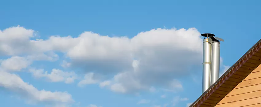 Chimney Metal Flue Installation in Sayville, New York