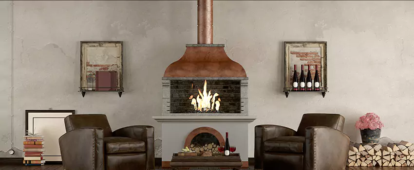 Thelin Hearth Products Providence Pellet Insert Fireplace Installation in Sayville, NY