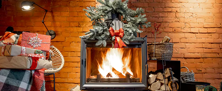 Travis Industries Linear Gas Fireplace Installation in Sayville, New York