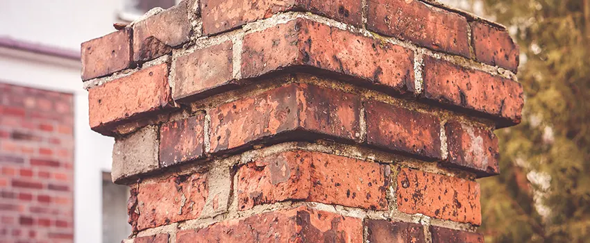 Cracked Chimney Bricks Repair Cost in Sayville, New York