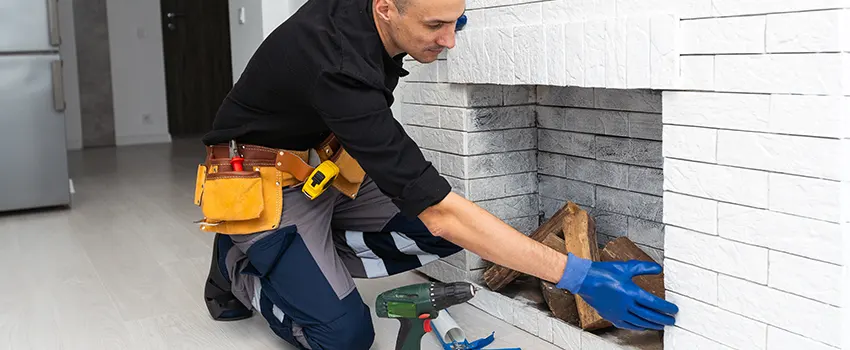 Fireplace Damaged Damper Frame Repair Services in Sayville, New York