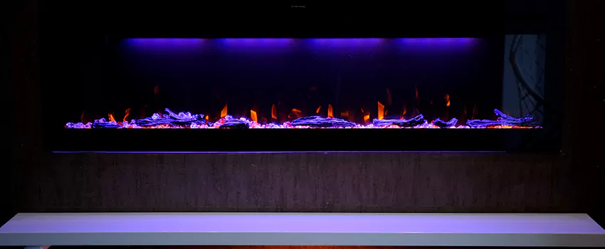 Dynamic Flame Color Fireplace Installation in Sayville, NY