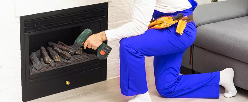 New Gas Fireplace Installation in Sayville, NY